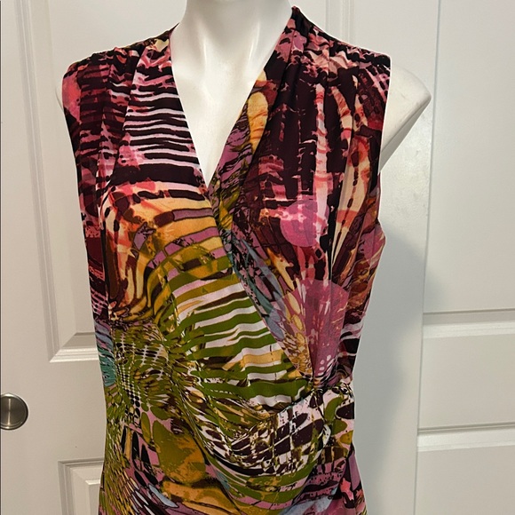 Colorful Abstract Pattern Mini Dress - Picture 4 of 10